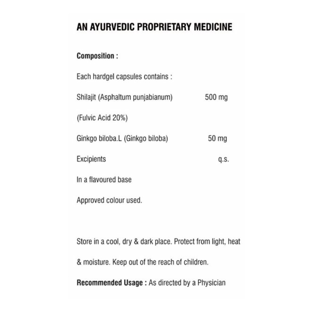 Qadgin Shilajit Energy Capsules 30 caps - Image 7